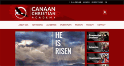 Desktop Screenshot of canaanchristianacademy.org